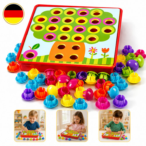 Steckspielzeug mosaik - steckspielzeug,