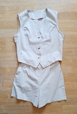 Damen Sommer 2teiler Weste+Kurzehose Gr.M