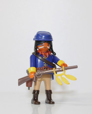 playmobil 1 x  nordstaatler indianer scout zu südstaatler  acw csa western