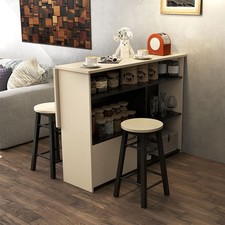 HOMCOM Bartisch mit Barhocker