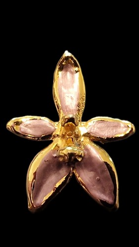 Brosche goldfarben zartrosa - brosche, goldfarben/zartrosa