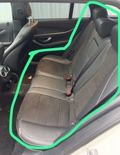 Mercedes-Benz S213 Rücksitzbank Leder Schwarz Amg Paket Alcantara Teilleder