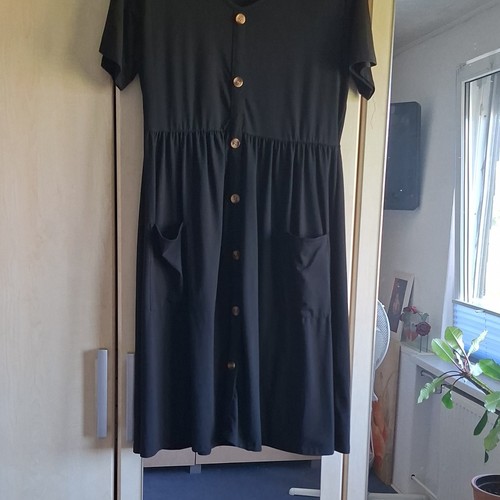 Hemdblusenkleid damen schwarz - hemdblusenkleid,