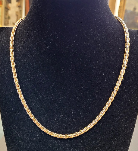 Kette 750 bicolor gold - kette,