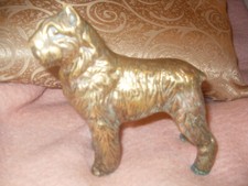 Skulptur, Messing, Hund