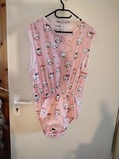  Hello Kitty Absperrbar Schloss Kette Diaper Windel Body M -XL Auch Andere Gr.