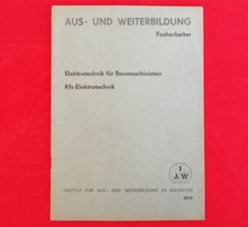 DDR Kfz - Elektrotechnik und