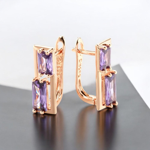 Ohrringe 585 rg - ms💎,