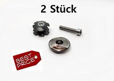A-HEAD PLUG Fahrrad für Steuersatz 1 1/8"  KRALLE / SCHRAUBE / KAPPE  - 2 Stück