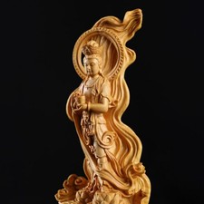 The wood carving buddha - of,