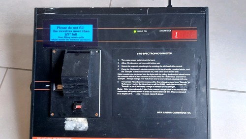 Wpa s110 spektralphotometer - wpa,