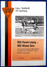 BSG Wismut Gera  -  BSG Chemie