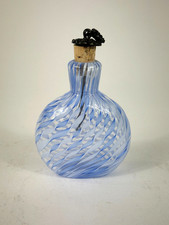 Schnupftabakflasche Blau Weiß Bayern Schnupftabakglas Bixl Glas Flasche Dose Alt