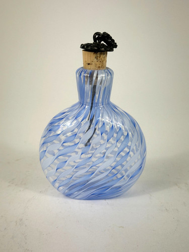 Schnupftabakflasche blau weiß - schnupftabakflasche,