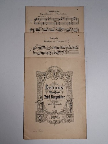 Noten fred burgmüller - fred.,