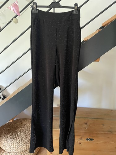 Hose schwarz glitzer von amisu - glitzer,