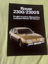 Rover 2300 SD1 Prospekt Blatt