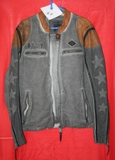 Replay Teilleder Jacke XL USA Biker College Baseball Letterman Rarität Vintage