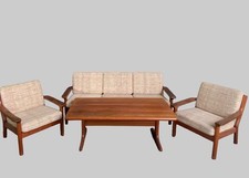 Sofa-Set von Glostrup Møbelfabrik - Dänisch Teakholz