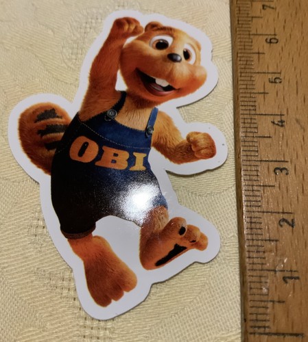 Aufkleber obi biber - aufkleber,,