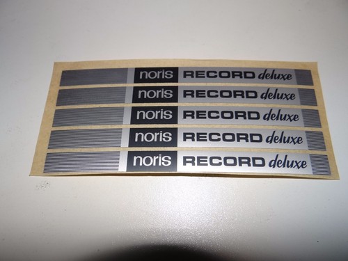 Typenschild für noris record - noris,