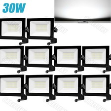 10X 30W LED Fluter mit Stecker