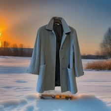 Damen Mantel Light-Petrol