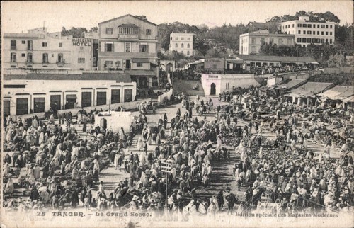 Tanger lie grand socco 1923 - -lie,
