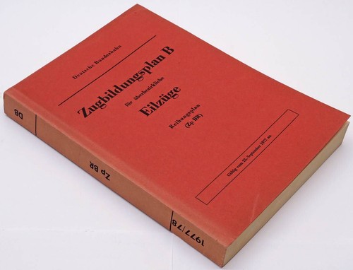 Zugbildungsplan - db-, (zpbr)