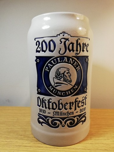 Paulaner bierkrug 200 jahre - bierkrug,
