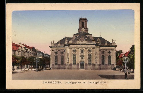 Saarbrücken ludwigsplatz mit - saarbrücken,,