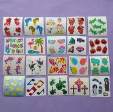 Stickerset 20x Stickeralbum Sticker Vintage 90er Jahre Mix Stickersammlung 