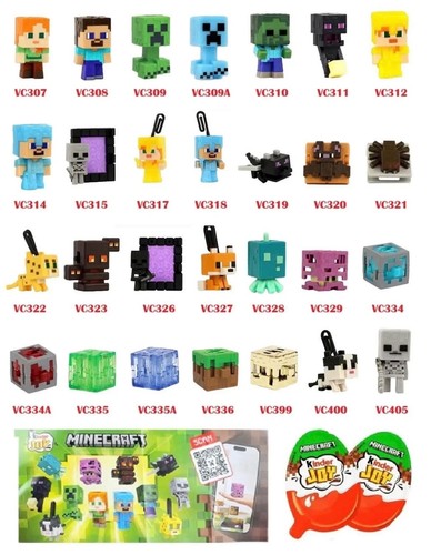 Minecraft figuren kinder joy - figuren,