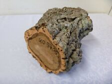 Korkeiche Eiche Klotz Korkstamm Terrarium Holz Rohling Drechselholz Deko 20x28cm