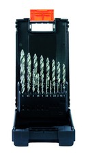 Projahn Spiralbohrer-Satz 19-tlg. 1-10 mm Kasette ProStep Stufenbohrer Metallbau