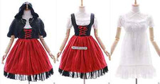 JL-578-1 Rot Chiffon Gothic