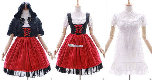 578 rot chiffon gothic - rot,