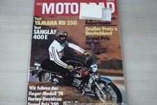 4) Motorrad 11/1975 - Sanglas 400 E mit 25PS im F