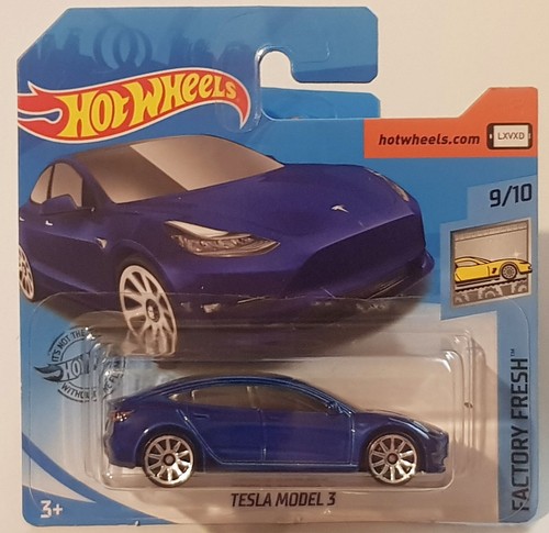Hot wheels tesla model - model, 3
