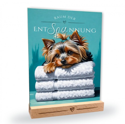 Hundeschild yorkshire terrier - hundeschild,