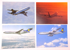 Lufthansa Vintage Postkarten