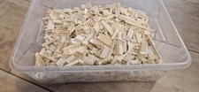 Lego 2 KG Steine Weiss White Platten  Kiloware Konvolut 3