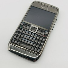 Nokia E71-1 UNGETESTET Handy Silber Vintage Smartphone Ersatzteile Retro Bastler