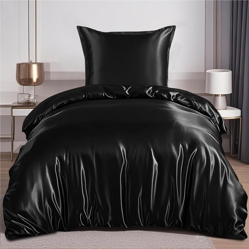 Satin bettwäsche 155x220 - satin,