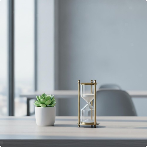 Sanduhr mit metallrahmen - sanduhr,