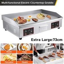 Grillplatte Bratplatte Elektrogrill Griddleplatte Bräter Griddle Tischplatte DE