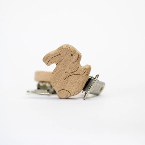 Schnullerclip bunny aus - "bunny",