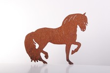 Pferd Edelrost Garten Deko