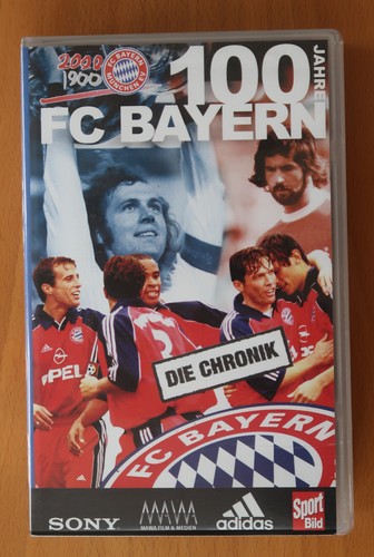Vhs cassette 100 jahre fc - "100,
