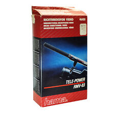 HAMA Tele Power RMV-03 Elektret Kondensator Mikrofon Video Universal Kameramikro